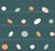 Playful Dots in Winter Colors, Round Flowers by Susina Image
