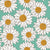 White Daisies on Teal Image