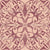 Vintage Maroon Ornamental Damask on Blush Pink Image