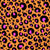 Orange and Hot Pink Neon Cheetah Print Image