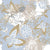 Butterflies and Roses in Light Blue and Golden, Shizen by Stephanie Fiona Design Image