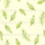 Tossed watercolor pine branches in green on a light lime green color background. Image