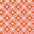 Mid Century Modern Retro Starbursts on Geometric Circles in Orange and Pink Image