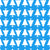 Christmas Trees Pattern, Pine Trees, White on Blue Background Image