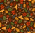 Autumn Forest Chestnut Brown with Fall Leaves, Ferns, Pinecones, Acorns, and Mushrooms Image
