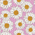 White Daisies on Pink Image