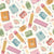 Colorful Pastels and Light Cream Back to School Classroom Stationery Image
