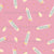 Retro Beige and Pink Pencils Shavings Stationery Triangles Pale Pink Image