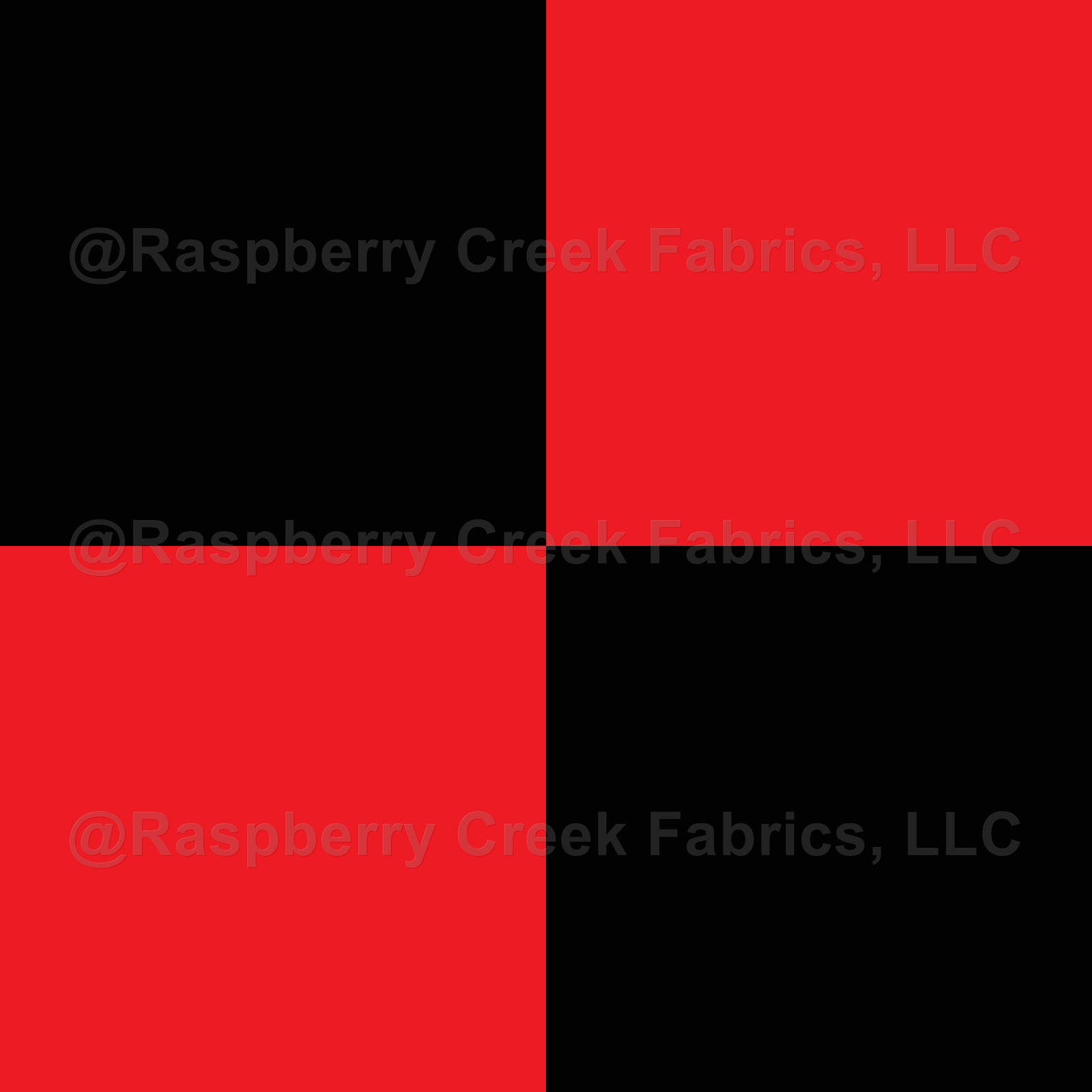 Solid Black and Red Checkerboard Squares, large Wallpaper, Raspberry Creek Fabrics, watermarked