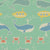 Under the Sea, Whales, Submarines, Crabs, sea shells, Yellow submarines, Blue, green, yellow, Retro colors, kids design, Explore the sea Image