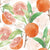 Botanical Watercolor Oranges and Blossoms Extra Large Image