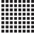 Simply Black and White Minimal Square Grid Black on White Image