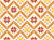 Slavic Embroidery, Balkans Traditional Ethnic Pattern, Red and Yellow Image