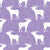 Moose Silhouettes on Violet Crosshatch Image