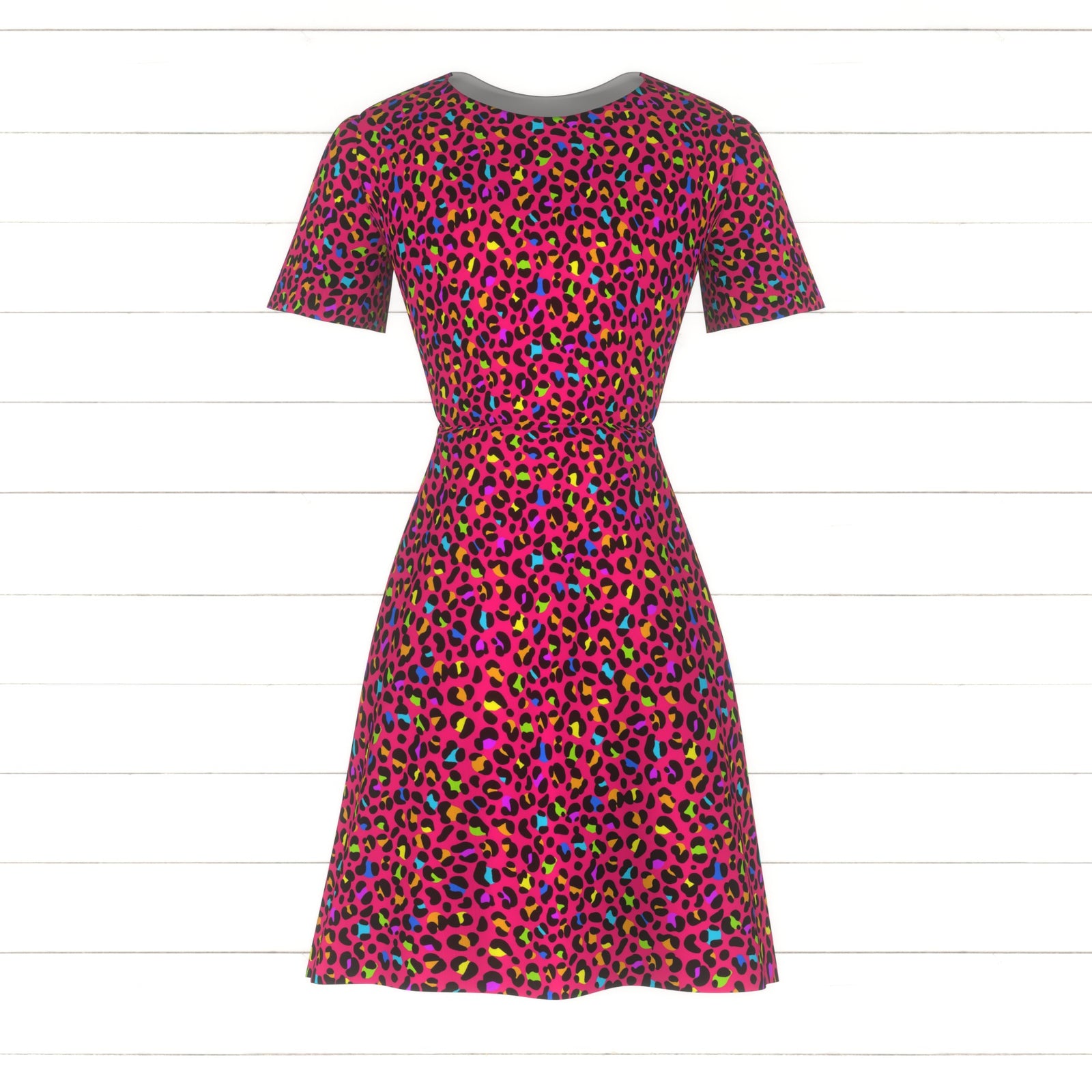Cheetah Pink, Neon Moon Collection by Krystal Winn Design