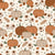 Pumpkin Patch on Autumnal White | Sweet November Collection SN-210101 Image