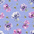 Tender anemones on sweet lavender Image