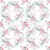 Abstract Wildflowers Lattice Watercolor Floral Image