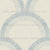 Boho Sun Arch Bow Minimal Strokes Scallop Tile - Blue Gray on Beige Image