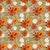 Autumn Flowers and Foliage on Taupe Image