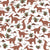 Parasaurolophus Dinosaur in Dusty Pink on White Image