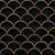 Black velvet mermaid fish scale wave japanese seamless pattern Image