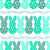 Pickleball Rabbit Mint Teal Sage Image