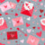 Love Letters Valentine's Day Pink and Gray Image