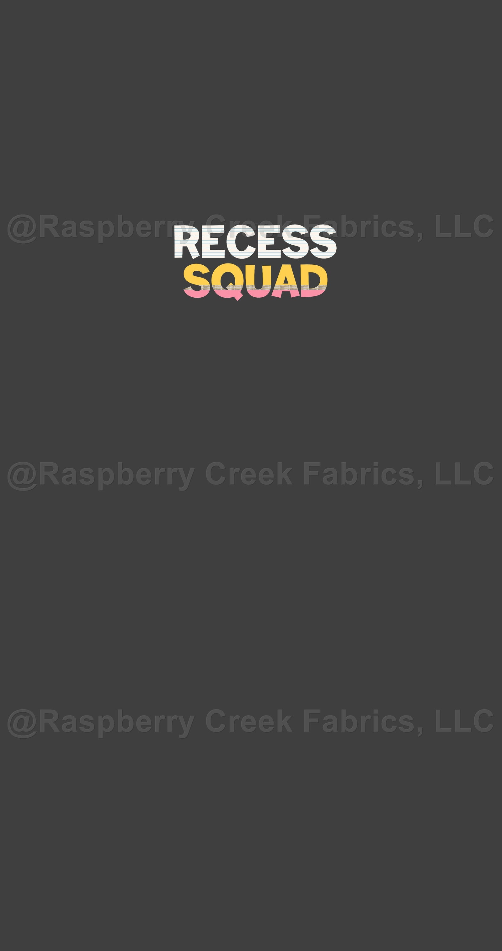 Back 2 School 2.0 Panel- Recess Squad