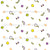 Fitness Gear Dumbbells Balls Bands in Retro Purple Green Yellow White Image