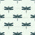 Vintage Dragonfly Pattern Dream Dragonfly Collection on Frosted Mint Wallpaper Image