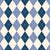 Argyle Pattern, White Navy Blue Blue, White Stitching Image