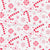 Red and Pink Christmas Candy with bows and snowflakes- Scandi Sweet Christmas Collection Image