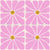 Pink Retro Floral (jumbo) Image