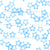 Sky blue stars on white Image