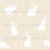 Bunnies White and Pastel Tan Spring Bunny Cute Rabbits Ivory Flowers Image