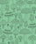 Pretty Mushroom Outlines Mint Green- Mouse Mowing Moss Collection Image