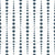 VERTICAL DOTTED STRIPES WITH OP ART EFFECT in teal green on white. Bold modern Polka Dots as repeating circle motif with varied scale create a bold graphic look. Ideal for apparel, upholstery, gift wrap, interiors, sewing, and surface design projects. Image