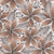 Mocha Mousse brown color,  modern floral Image