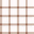 Wide Check Gingham - Pantone 2025 Mocha Mousse Image