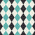 Argyle Pattern, White Blue Navy Blue, Brown Stitching Image
