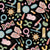 Colorful Pastels and Dark Black Biology Science Lab Back to School Image