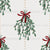 Snowy Friends - Festive Mistletoe with Red Bows Image