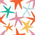 Small Beachy Bright Multi Color Starfish, Beachy Bright Summer by T Anne J Designs Image