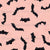 Halloween Bats on Pink Image