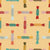 Criss-cross crackers in woven thread look with plain background. Fun modern pattern from the Cracker Garden collection. Great for summer home textiles, picnic blankets, tea towels, and everything kids and baby. Image