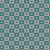 Faux Knitted Wool Checks and Heart Retro Hygge Crafty Warm Nordic Grandpa Style White Teal Image