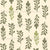 Green linear leaf branches two directional on a beige background Image