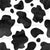 Abstract black and white cow spots pattern Image