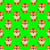 Cute Cartoon Baby Tiger on Light Green Wallpaper Image